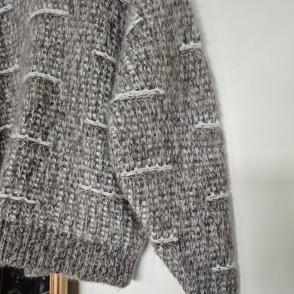 Vintage David Sheekwan Thick Knit Mohair Wool Sweater - Picture 4 of 7